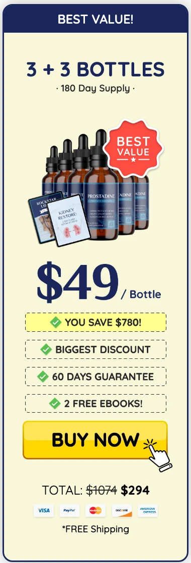 Prostadine 6 bottles